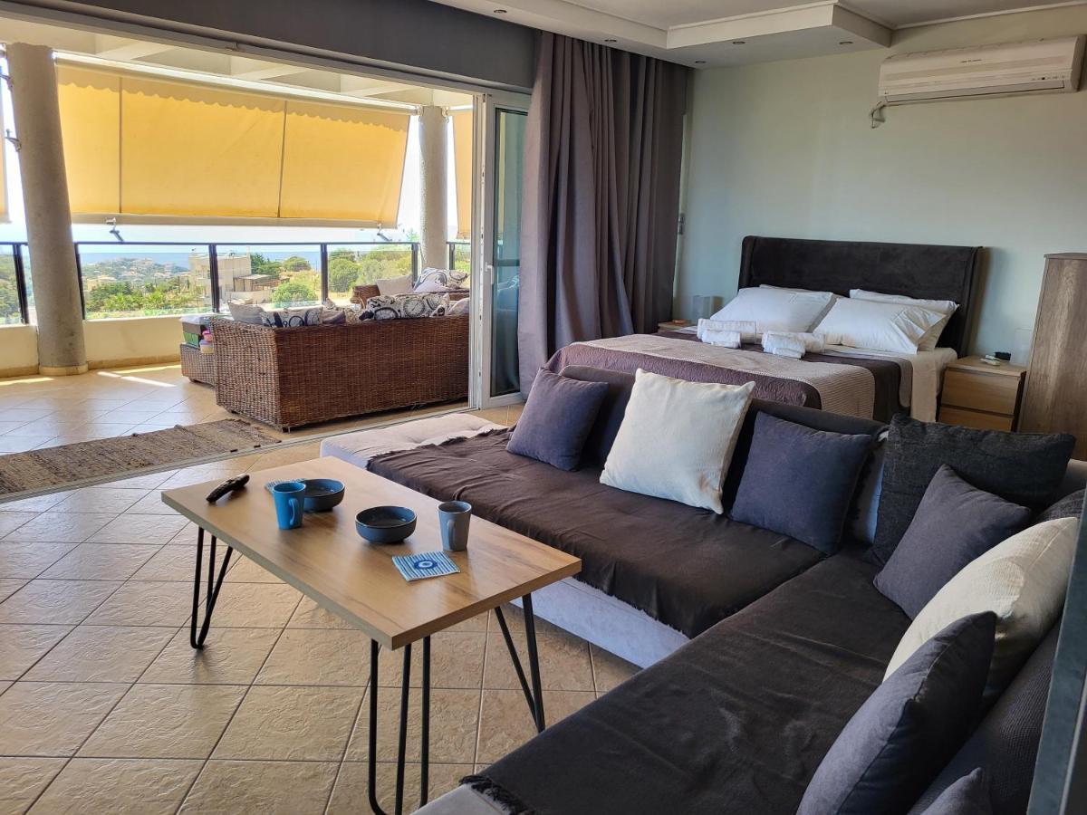 Saronida "Stergiou Luxury Apartment 2Nd Floor" Με Κοινη Πισινα מראה חיצוני תמונה